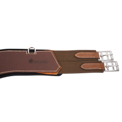 Cinturão com bavete Signature by Antares longo Tabaco Castanho