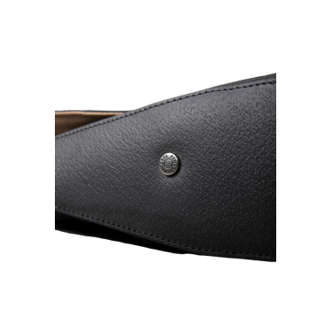 Bolsa tiracolo Antares em couro Milano Preto