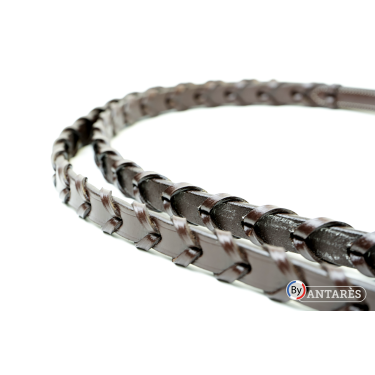 Répdeas entrançadas Signature by Antares 16 mm Castanho