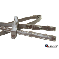 Rendas Signature by Antares em borracha 16 mm com 7 passadores Castanho