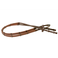 Rendas Signature by Antares em borracha 16 mm com 7 passadores Castanho