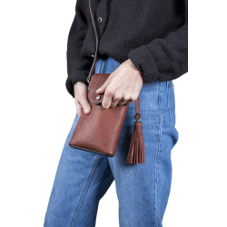 Bolsa vertical Antares Lisboa Avelã Castanho