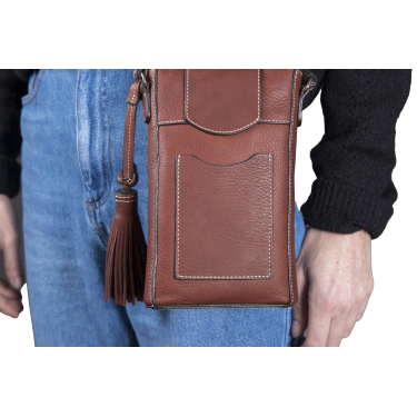 Bolsa vertical Antares Lisboa Avelã Castanho