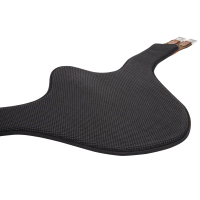 Forro para proteção peitoral longa Antares em espuma de memória Preto Forro para proteção peitoral longa Antares em espuma de memória Preto