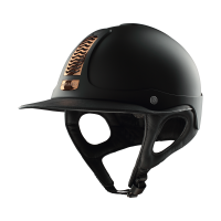 Capacete Antares Precision Galaxy viseira Eclipse cromado Preto / cobre / cobre / preto Capacete Antares Precision Galaxy viseira Eclipse cromado Preto / cobre / cobre / preto