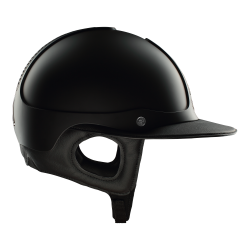 Capacete Antares Precision Galaxy viseira Eclipse Preto / preto / cromado / preto