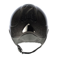 Capacete Antares Precision Carbono viseira padrão Preto / preto / cromado / preto