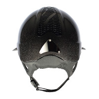 Capacete Antares Precision Carbono viseira Eclipse Preto / preto / cromado / preto