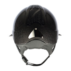 Capacete Antares Precision Carbono viseira Eclipse Preto / preto / cromado / preto Capacete Antares Precision Carbono viseira Eclipse Preto / preto / cromado / preto
