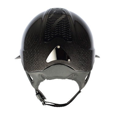 Capacete Antares Precision Carbono viseira Eclipse Preto / preto / cromado / preto Capacete Antares Precision Carbono viseira Eclipse Preto / preto / cromado / preto
