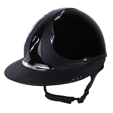 Capacete Antares Origin Premium viseira Eclipse Swarovski Preto