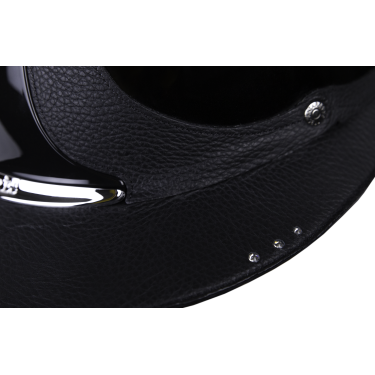 Capacete Antares Origin Premium viseira Eclipse Swarovski Preto