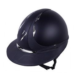 Capacete Antares Origin Galaxy com viseira Eclipse Azul / couro azul