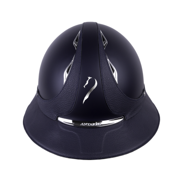 Capacete Antares Origin Galaxy com viseira Eclipse Azul / couro azul