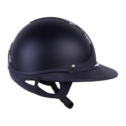 Capacete Antares Origin Galaxy com viseira Eclipse Azul / couro azul