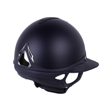 Capacete Antares Origin Galaxy com viseira Eclipse Azul / couro azul