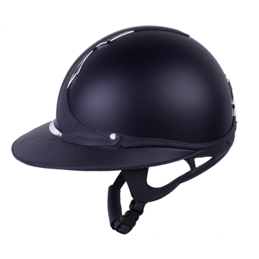 Capacete Antares Origin Galaxy com viseira Eclipse Azul / couro azul