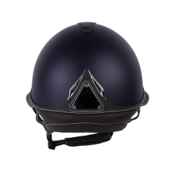 Capacete Antares Origin Galaxy com viseira Eclipse Azul / couro marrom Capacete Antares Origin Galaxy com viseira Eclipse Azul / couro marrom