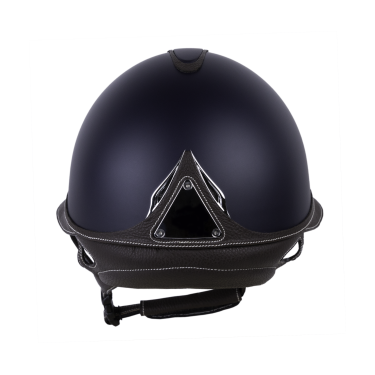 Capacete Antares Origin Galaxy com viseira Eclipse Azul / couro marrom Capacete Antares Origin Galaxy com viseira Eclipse Azul / couro marrom