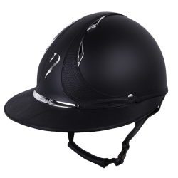 Capacete Antares Origin Galaxy com viseira Eclipse Preto / couro preto