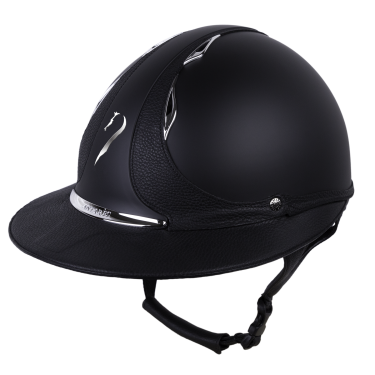 Capacete Antares Origin Galaxy com viseira Eclipse Preto / couro preto
