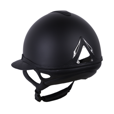 Capacete Antares Origin Galaxy com viseira Eclipse Preto / couro preto