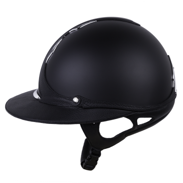 Capacete Antares Origin Galaxy com viseira Eclipse Preto / couro preto