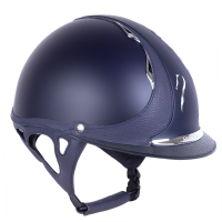 Capacete Antares Origin Galaxy viseira padrão Azul / couro azul