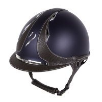 Capacete Antares Origin Galaxy viseira padrão Azul / couro azul