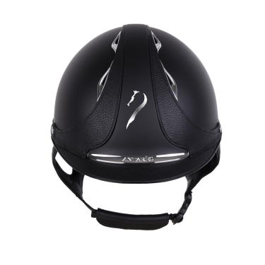 Capacete Antares Origin Galaxy viseira padrão Preto / couro preto