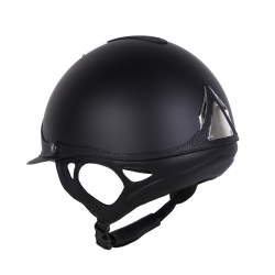 Capacete Antares Origin Galaxy viseira padrão Preto / couro preto