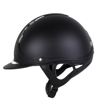 Capacete Antares Origin Galaxy viseira padrão Preto / couro preto