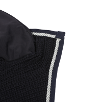 Touca para cavalo Antares com logótipo Azul-marinho Touca para cavalo Antares com logótipo Azul-marinho