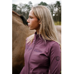 Colete Je t'aime Equithème Ilona mulher Llilas Violeta Colete Je t'aime Equithème Ilona mulher Llilas Violeta