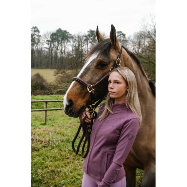 Colete Je t'aime Equithème Ilona mulher Llilas Violeta Colete Je t'aime Equithème Ilona mulher Llilas Violeta