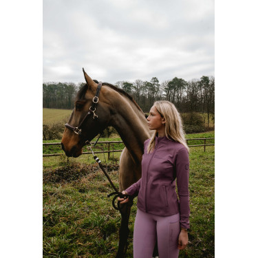 Colete Je t'aime Equithème Ilona mulher Llilas Violeta Colete Je t'aime Equithème Ilona mulher Llilas Violeta