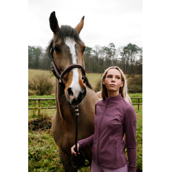 Colete Je t'aime Equithème Ilona mulher Llilas Violeta Colete Je t'aime Equithème Ilona mulher Llilas Violeta