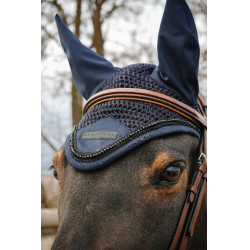 Touca antimoscas Equithème Pearl Marinho Azul-marinho