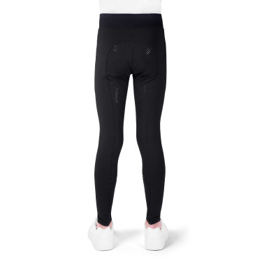 Legging Flora Infantil Je T'aime Equithème Preto