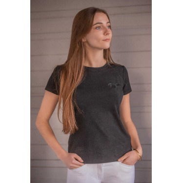 T-shirt Pénélope Techflo mulher Preto