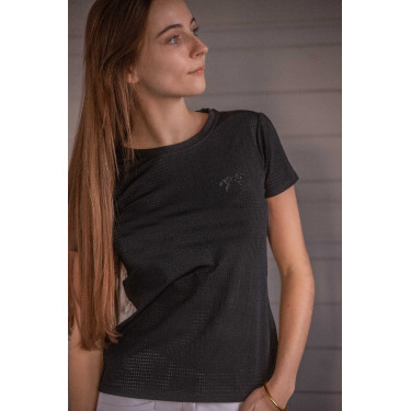 T-shirt Pénélope Techflo mulher Preto