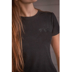 T-shirt Pénélope Techflo mulher Preto