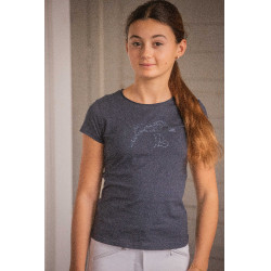 Camiseta EDEN BY PENELOPE - Iconic Strass Marinho Azul-marinho