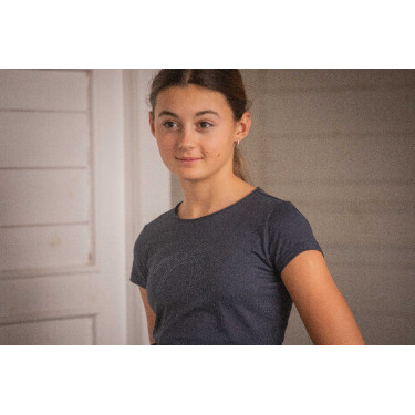 Camiseta EDEN BY PENELOPE - Iconic Strass Marinho Azul-marinho