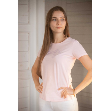 T-shirt Pénélope Iconic Strass Rosa T-shirt Pénélope Iconic Strass Rosa