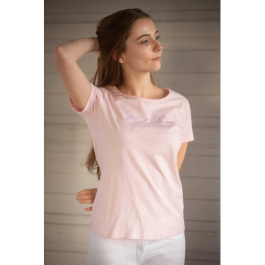 T-shirt Pénélope Iconic Strass Rosa T-shirt Pénélope Iconic Strass Rosa