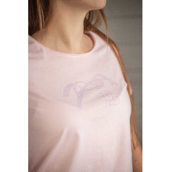 T-shirt Pénélope Iconic Strass Rosa T-shirt Pénélope Iconic Strass Rosa