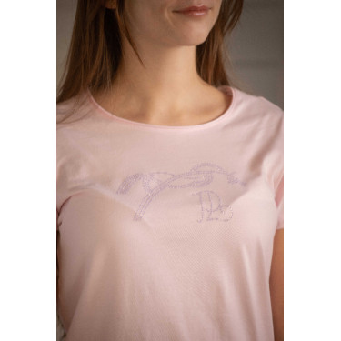 T-shirt Pénélope Iconic Strass Rosa T-shirt Pénélope Iconic Strass Rosa
