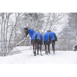 Cobertura Equithème Tyrex Aisance 1200D Pescoço Alto Azul royal