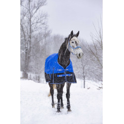 Cobertura Equithème Tyrex Aisance 1200D Pescoço Alto Azul royal
